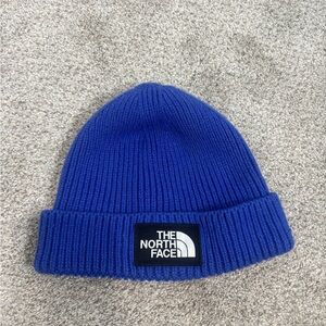 THE NORTH FACE TNF™ Logo Box Cuffed Beanie Youth Junior one Size EUC